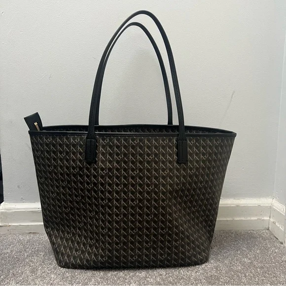 New Condition Tory Burch Always Ready Black and Brown Tote Bag - Picture 2 of 7